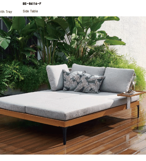 BS-84115J - DOUBLE LOUNGE WITH TRAY
