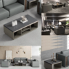 Office Coffee / Tea Table XS-KBCJ14/XS-KBFJ07 - Image 3