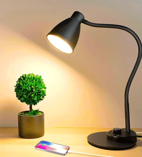BOHON LED Desk Lamp with USB Charging Port