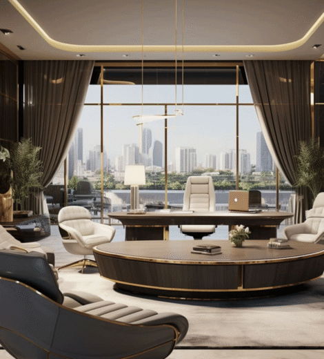 Luxury Elegance Office Interior Design