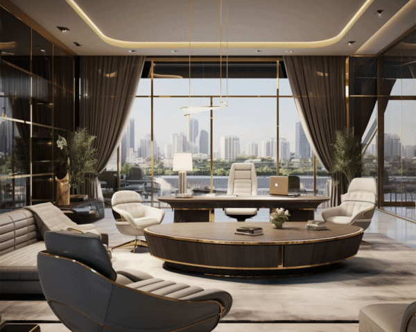 Luxury Elegance Office Interior Design