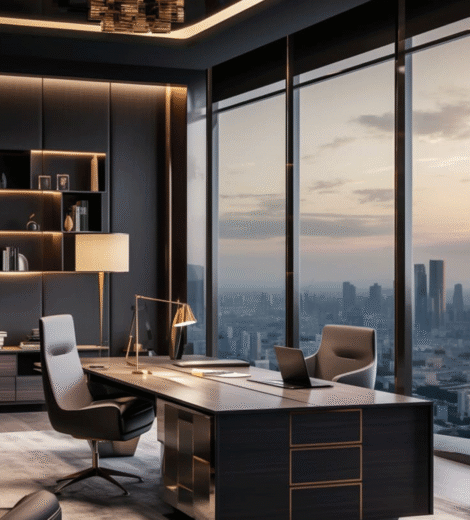 Luxury Elegance Office Interior Design