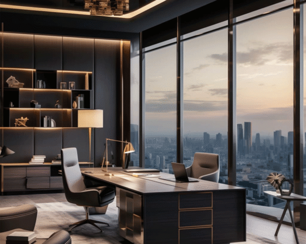Luxury Elegance Office Interior Design