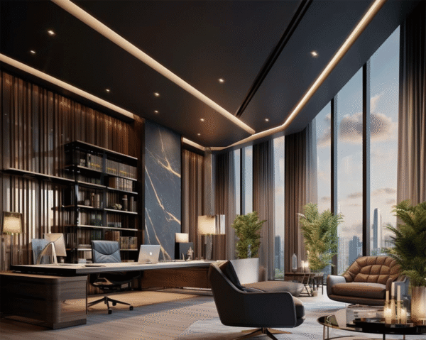 Luxury Elegance Office Interior Design