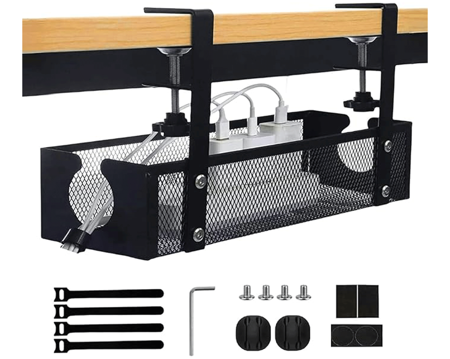 Under Desk Cable Management Tray