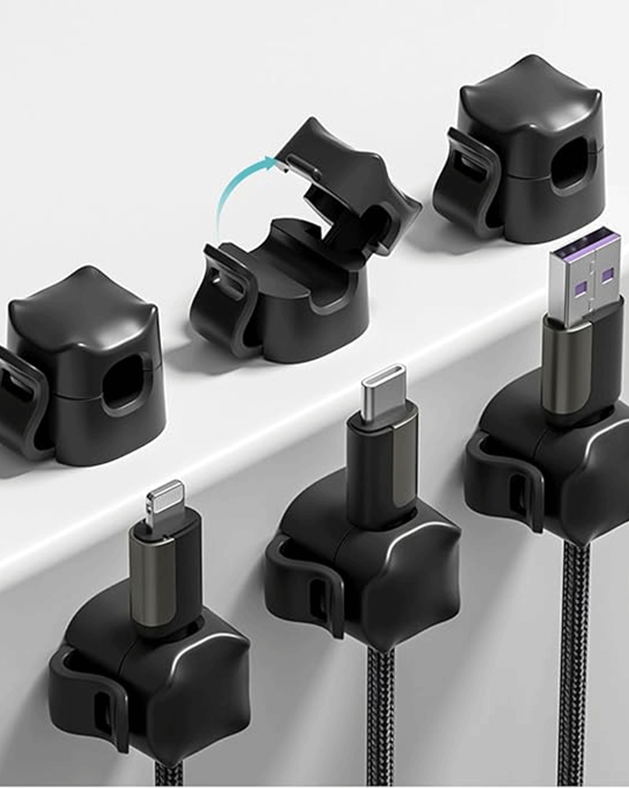 JIYHF 6 Pack Cable Clips