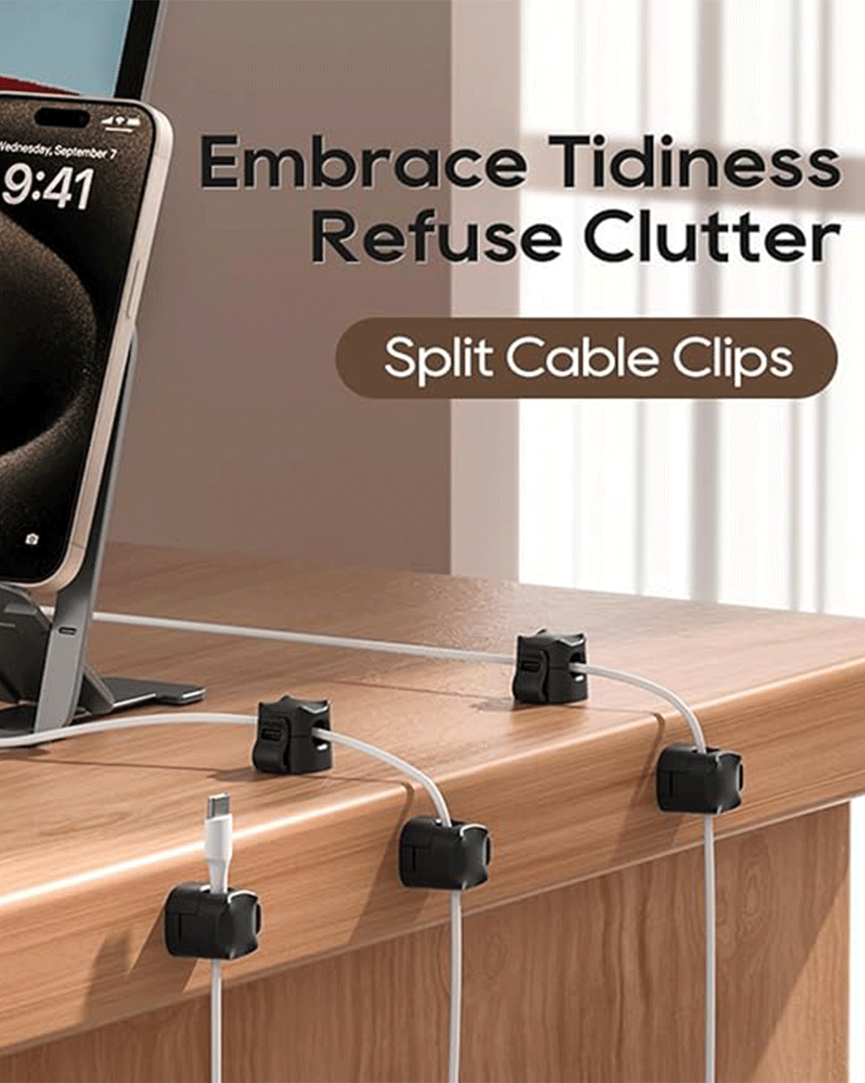 JIYHF 6 Pack Cable Clips - Image 4