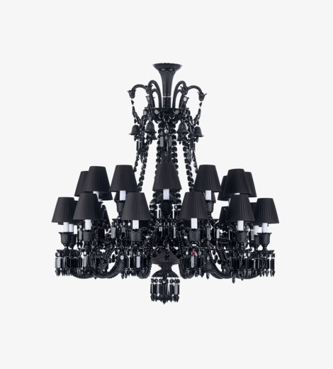 Zénith Chandelier Black (24L)