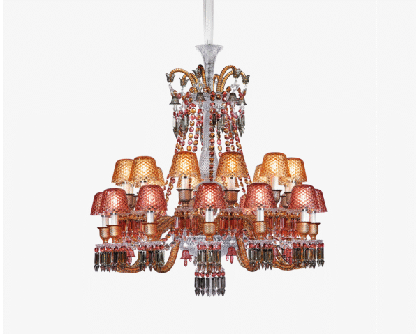 Zénith Faunacrystopolis Chandelier Pink & Champagne (24L)