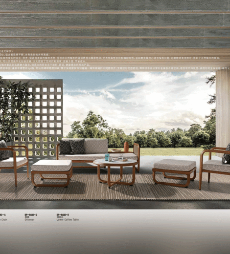 BP-8482-C Triple Sofa With Tray