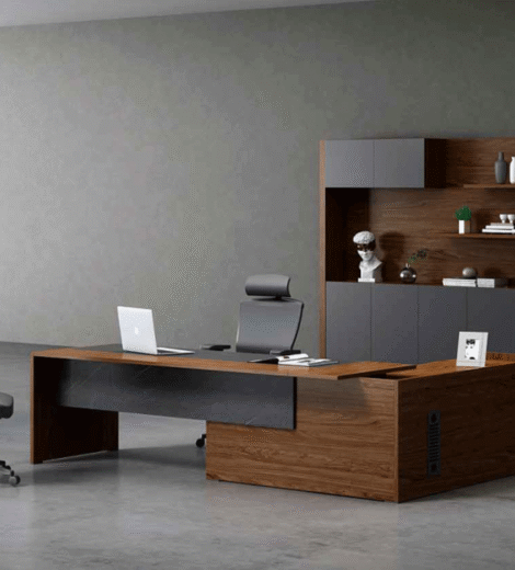 Executive Office Desk LANTRA-D01L/R-C01