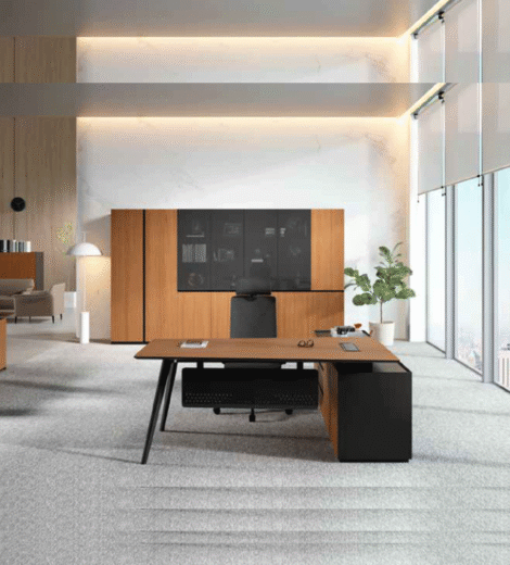 Executive Office Desk ORKI-D01L/R-C01/C02/C03/C04/C05/T01/CT01